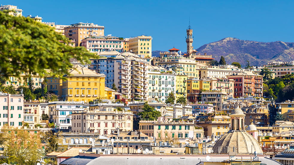 48 hours in Genoa: weekend break - city skyline